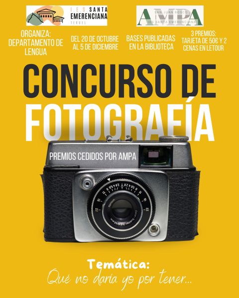 cartel concurso fotografía